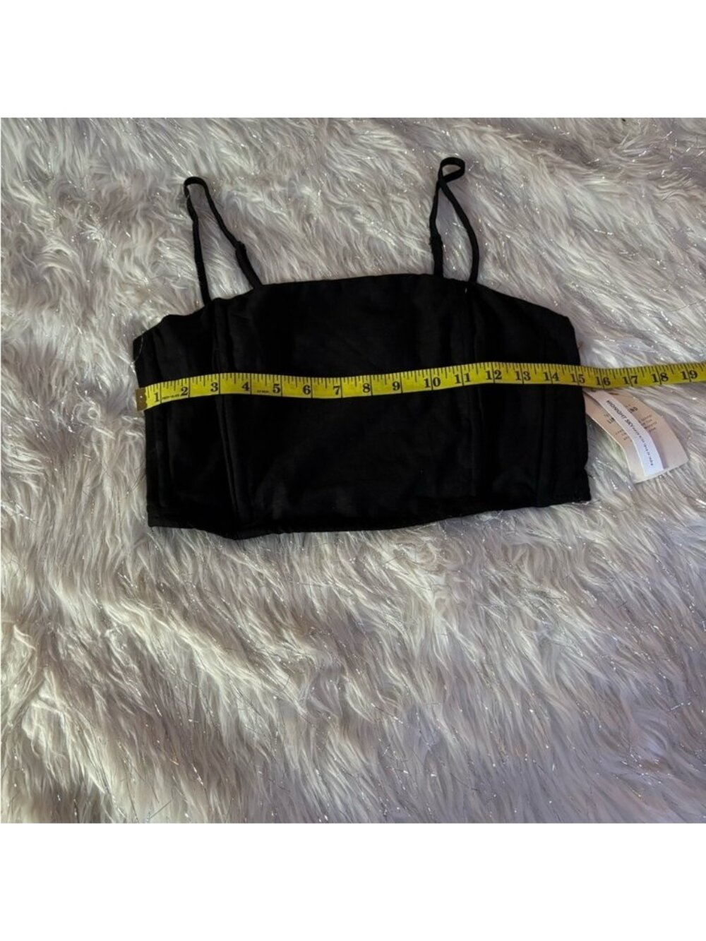 Black Women's CropTop Size M - Picture 7 of 8